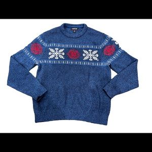 Lands’ End Nordic sweater men’s size medium!